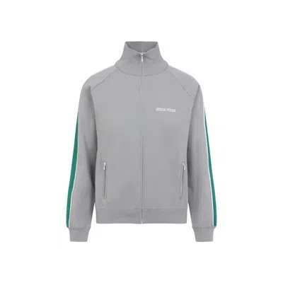 Miu Miu Cardigan In Gray