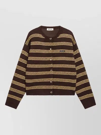 Miu Miu Cardigan In Multi