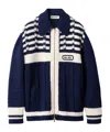 Miu Miu Cashmere Cardigan In Blue