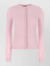 Miu Miu Cashmere Lace Knitwear F.18 In Pink