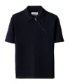 Miu Miu Short Sleeve Polo Shirt With Collar Design In Black