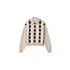 Miu Miu Collared Sweater Long Sleeves Regular Fit In Multi