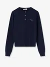Miu Miu Cashmere Sweater In Blue
