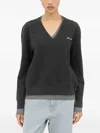 Miu Miu Cashmere Sweater In Grau