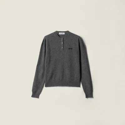 Miu Miu Cashmere Sweater In Multi