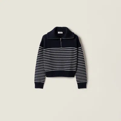 Miu Miu Cashmere Sweater In Multi