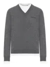 Miu Miu Cashmere Sweater With Contrasting Inserts