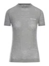 Miu Miu Textured Pattern Cashmere T-shirt
