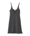 Miu Miu Spaghetti Strap V-neckline Dress Design In Black