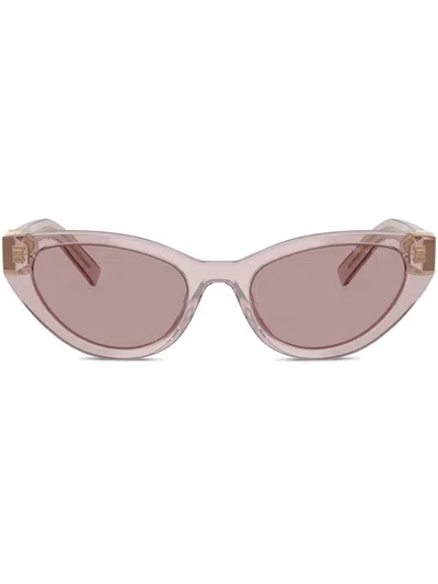 Miu Miu Cat-eye Frame Sunglasses In Purple
