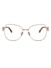Miu Miu Cat-eye Metal Frame Glasses