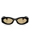 Miu Miu Cat-eye Sunglasses In Black