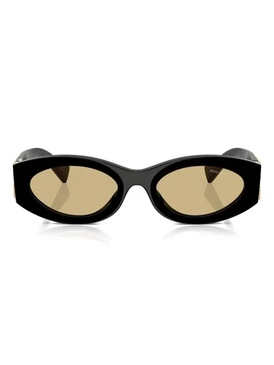 Miu Miu Cat-eye Sunglasses In Black