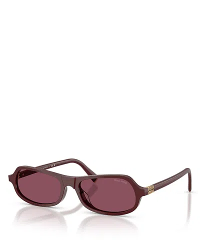 Miu Miu Cat Eye Sunglasses, 55mm In Gray