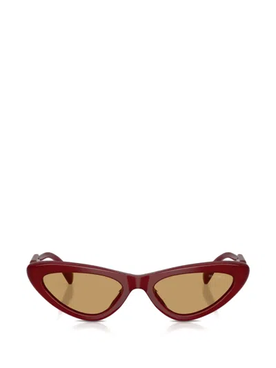 Miu Miu Cat-eye Sunglasses In Brown