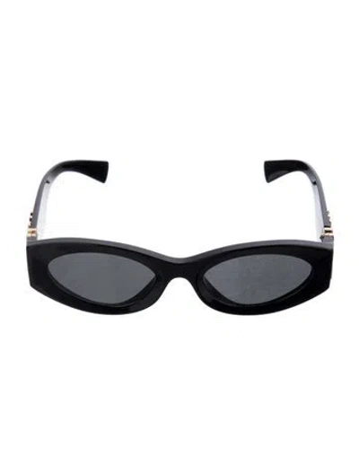 Pre-owned Miu Miu Cat-eye Tinted Sunglasses In Black
