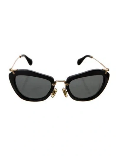 Pre-owned Miu Miu Cat-eye Tinted Sunglasses In Multi