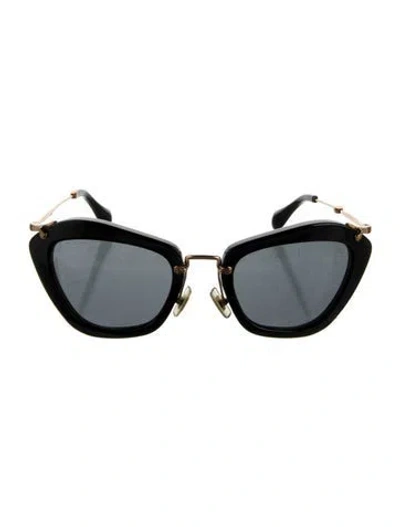 Pre-owned Miu Miu Cat-eye Tinted Sunglasses In Multi