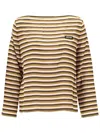 Miu Miu Top Cdc Righe In Multi