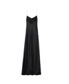Miu Miu Women's Stain Long Dress In Black