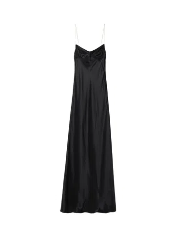 MIU MIU MIU MIU CHAIN-STRAPS SLEEVELESS DRESS