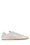 Miu Miu Plume Sneakers In Bianco