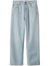 Miu Miu Tailored Trousers Belt Loops Five Pocket Design In Blue