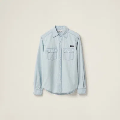 MIU MIU CHAMBRAY SHIRT
