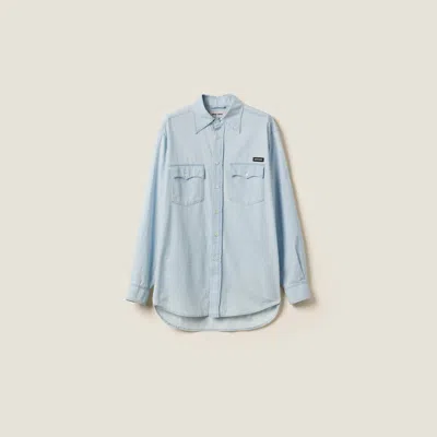 MIU MIU CHAMBRAY SHIRT