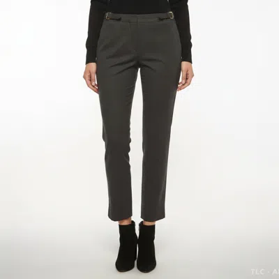 Pre-owned Miu Miu Charcoal Grey Wool Regular Fit Pants S In Gray