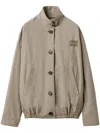 Miu Miu Check-pattern Jacket In Green