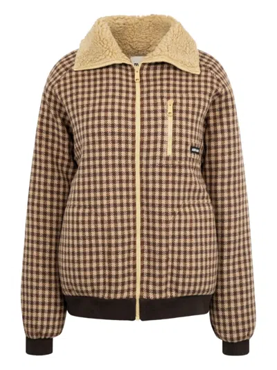 MIU MIU CHECKED JACKET