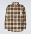 Miu Miu Checked Virgin Wool Jacket In Multicoloured
