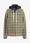 Miu Miu Women Check Motif Jacket In Multi