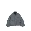 Miu Miu Check-pattern Reversible Jacket In Black