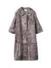 Miu Miu Chekiang Lambskin Coat In Nube