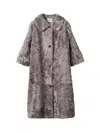 Miu Miu Chekiang Lambskin Coat In Nube