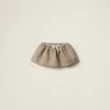 Miu Miu Chevron Miniskirt In Khaki
