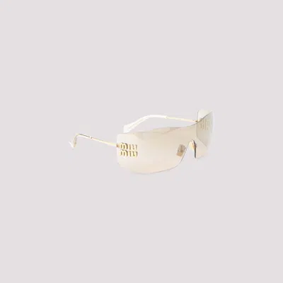 Miu Miu Chic Acetate Sunglasses For Women - Fw26 Style In White