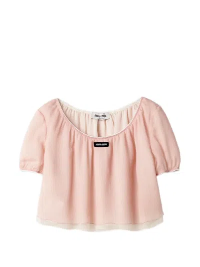 MIU MIU CHIFFON TOP