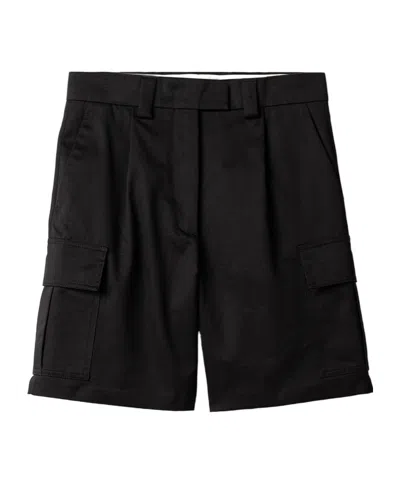 Miu Miu Chino Bermudas In Black