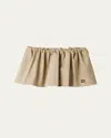 Miu Miu Chino Mini Skirt In Brown