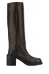 Miu Miu Chocolate Leather Boots