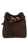 Miu Miu Chocolate Nappa Leather Crossbody Bag In Brown
