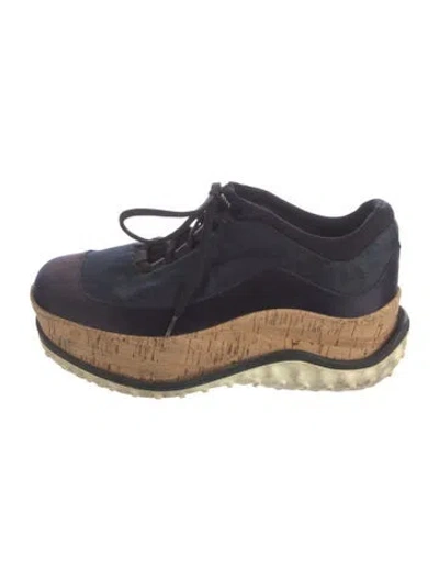 Pre-owned Miu Miu Chunky Sneakers In Blue