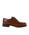 Miu Miu X Church's Leather Oxford Brogues In Brown