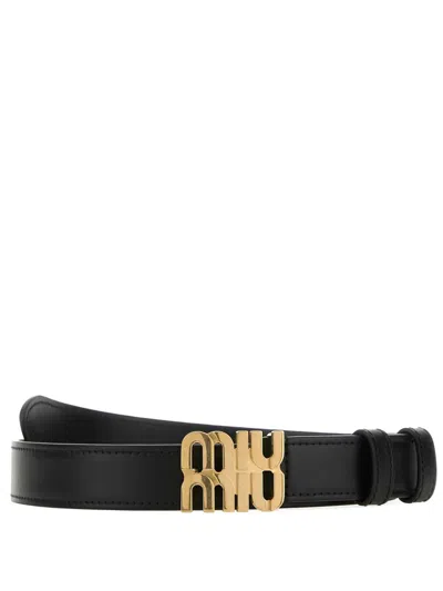 MIU MIU CINTURA IN PELLE