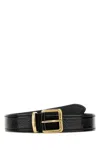 Miu Miu Cintura In Naplak Nero Donna