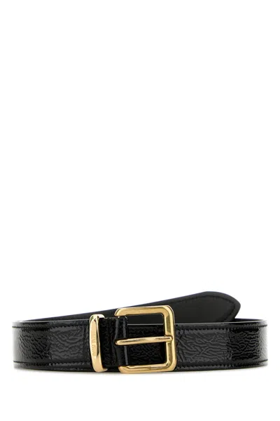 MIU MIU CINTURA IN NAPLAK NERO DONNA
