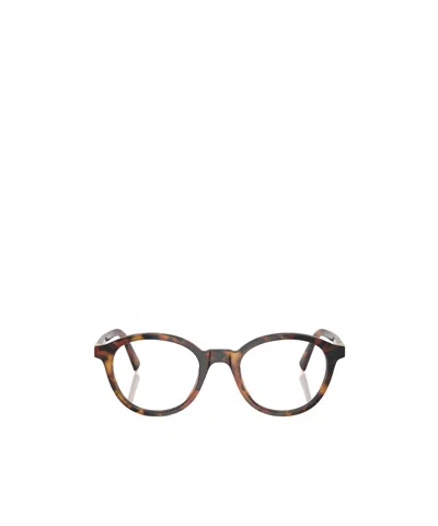Miu Miu Circular Flat Mirror In Black